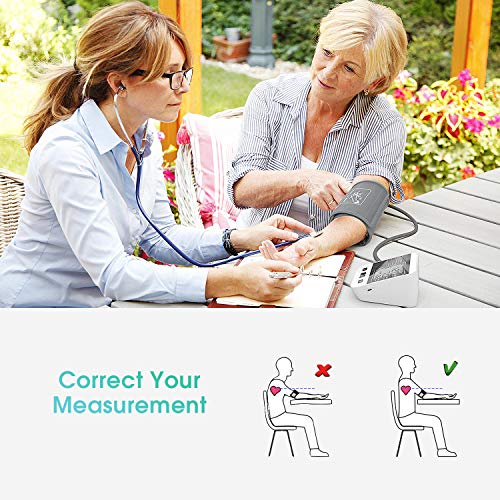 Blood Pressure Monitor for Home Use with Large LCD Display,Annsky Digital Upp...