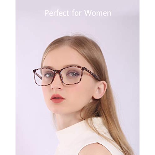 ANRRI Blue Light Blocking Computer Glasses, Anti Eyestrain UV Filter Lens Lig...