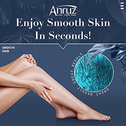 Waxing Kit- Anruz Digital Wax Warmer Hair Removal Kit- 5 Bags Multiple Formul...