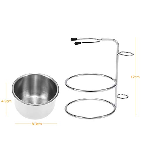 2 in 1 Men's Shaving Set Shaving Soap Bowl Cup + Shaving Holder Stand