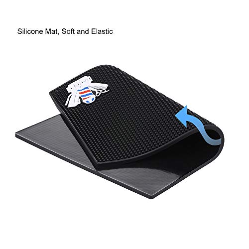 Anself Hair styling tools mat,Flexible Nonslip Elastic Salon Silicone Heat Re...