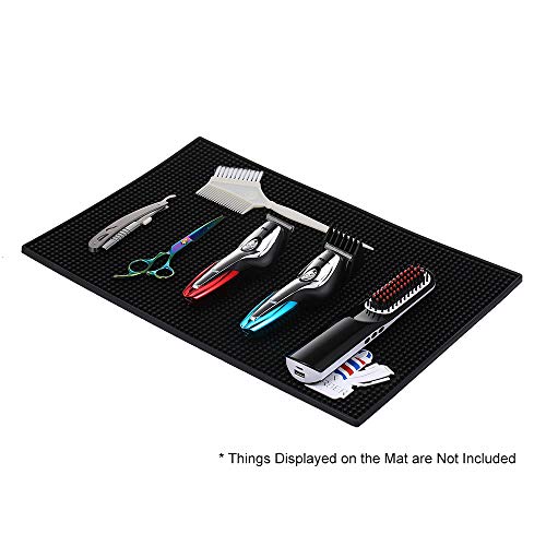 Anself Hair styling tools mat,Flexible Nonslip Elastic Salon Silicone Heat Re...