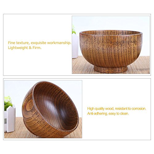 Anself Wooden Shaving Soap Bowl Shave Cream Cup Cleaning Mug (Type 1)