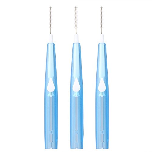 Interdental Slim Brush Anself 60Pcs Dental Floss Picks Refill Inter-Dental Br...