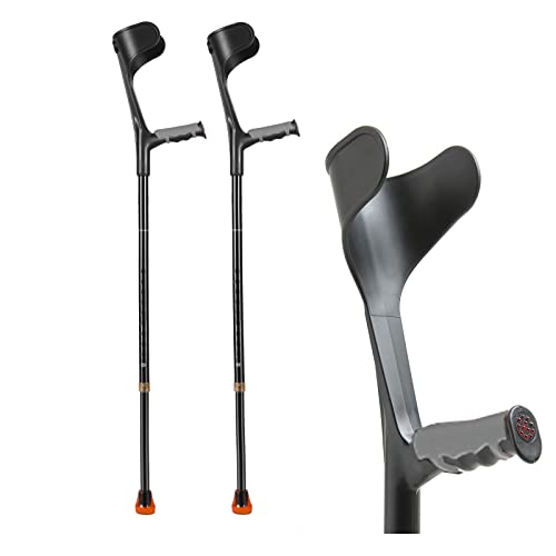 Antdvao Forearm Crutches ，Lightweight Arm Crutch - Adjustable, with Rubber H...