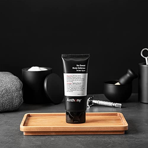 Anthony No Sweat Body Defense Deodorant for Men – Anti-Chafing, Anti-Itch Cre...