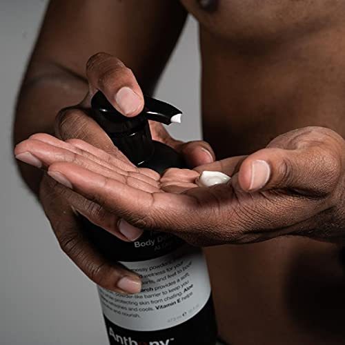 Anthony No Sweat Body Defense Deodorant for Men – Anti-Chafing, Anti-Itch Cre...