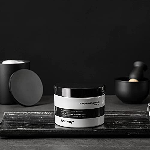 Anthony Witch Hazel Pads Pore Cleaner: 60 Count 2-Pack, Purifying Astringent ...