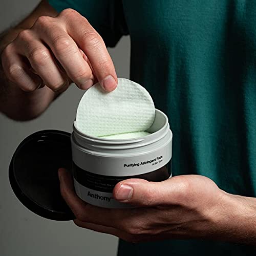 Anthony Witch Hazel Pads Pore Cleaner: 60 Count 2-Pack, Purifying Astringent ...