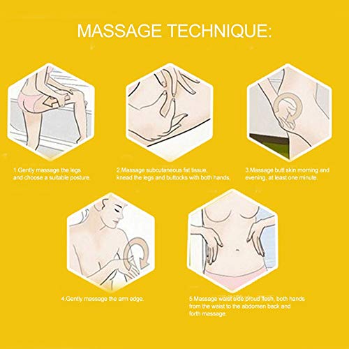 Cellulite Cream, 1000g Body Care Ginger Massage Cream Hot Cream for Tightenin...