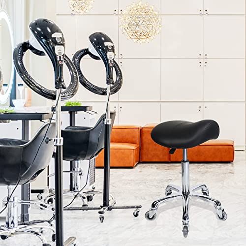Saddle Stool Rolling Ergonomic Swivel Chair for Dental Office Massage Clinic ...