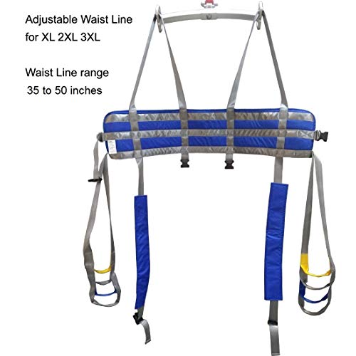 Patient Lift Medical Slings Walking Standing Aids Full Body Transfer Belt Str...