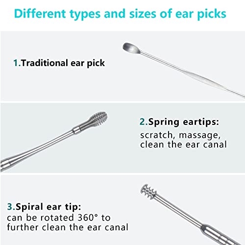 Earwax Removal Kit with 1080P HD, Ear Camera Ear Wax Removal Tool with WiFi 6...
