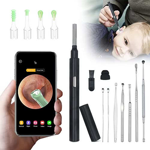 Earwax Removal Kit with 1080P HD, Ear Camera Ear Wax Removal Tool with WiFi 6...