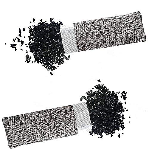 12 Packs Natural Air Purifying Bags ,150g Each Pair Mini Bamboo Charcoal Bags...