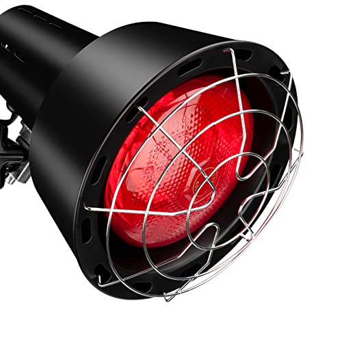 Infrared Lamp, Anyork Red Light Therapy 275W Infrared Light Heat Lamp for Bod...