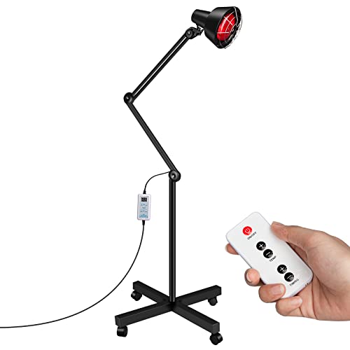 Infrared Lamp, Anyork Red Light Therapy 275W Infrared Light Heat Lamp for Bod...