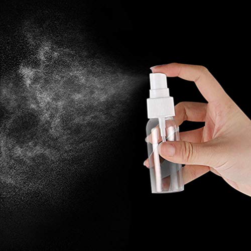 30 Pack 30ml(1oz) Fine Mist Mini Clear Spray Bottles with Pump Spray Cap Refi...