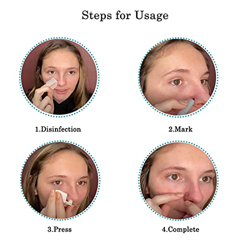 Anzero Self Nose Piercing Gun, 2 Pack Disposable Self Nose Piercing Gun Kit S...