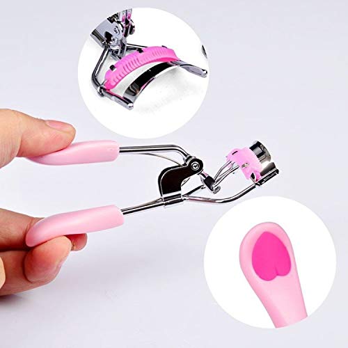 Stainless Steel Eyelash Curler with Built-in Comb Pinch Pain-Free Suitable fo...