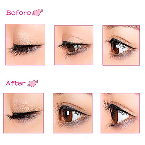 Stainless Steel Eyelash Curler with Built-in Comb Pinch Pain-Free Suitable fo...