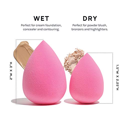 AOA Studio Collection Makeup Sponge Set Makeup Blender Latex Free and High-de...