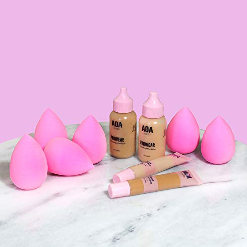 AOA Studio Collection Makeup Sponge Set Makeup Blender Latex Free and High-de...