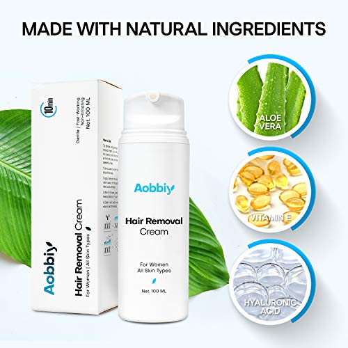 AOBBIY Hair Removal Cream for Women, Women's Depilatory Cream, Powerful, Effe...