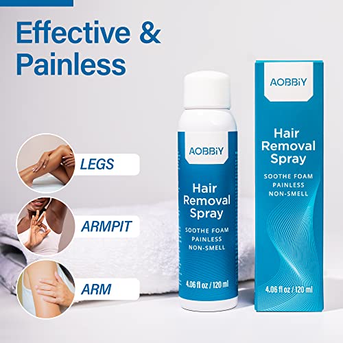 AOBBIY Hair Removal Spray, Hair Removal For Women, Hair Removal For Men,