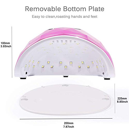 Nail Dryer Led Nail Lamp Nail Dryers for Gel and Regular Polish Professional ...