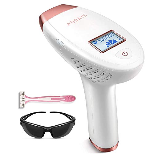 AODAYS IPL Hair Removal Device, Permanent Hair Removal 500,000 Flashes Painle...