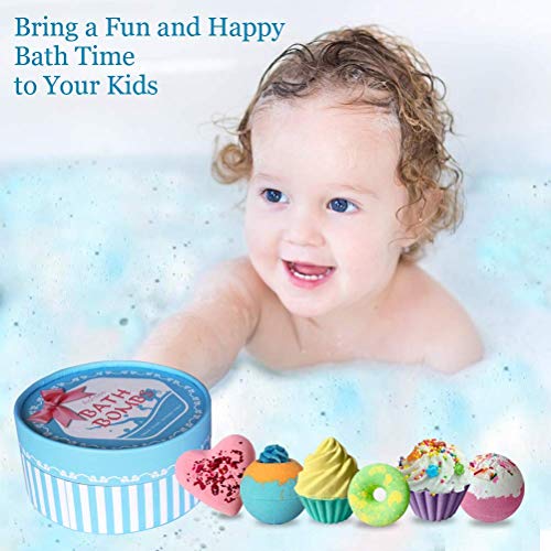 Aofmee Bath Bombs Gift Set, Handmade Bubble and Floating Fizzies Spa Kit, She...