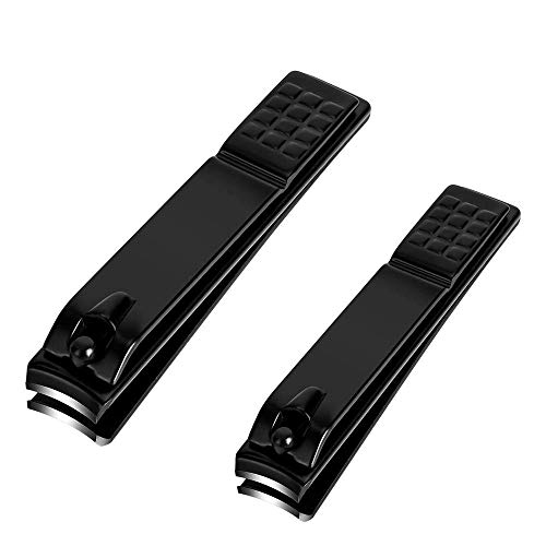Nail Clippers Set, Sharp Stainless Steel Fingernail Clipper & Toenail Clipper...