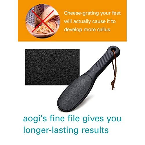 aogi Pedicure Foot File - Removes Damaged and Hard Skin, Avoids Callus Buildu...