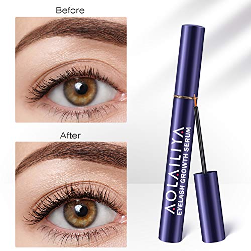 Premium Eyelash Growth Serum & Eyebrow Enhancer, AOLAILIYA Lash boost Serum t...
