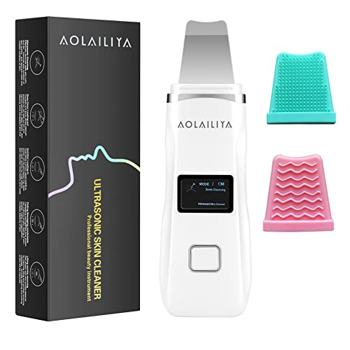 Skin Scrubber Face Spatula, Facial Skin Exfoliator Scraper and Blackhead Remo...