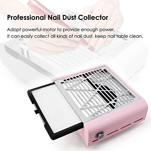 AONOLOVO Nail Dust Collector Machine, Upgraded Powerful Nail Vacuum Suction F...