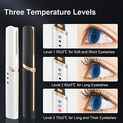 Heated Eyelash Curler, Electric Eyelash Curlers Comb for Eye Makeup，Make Eye...