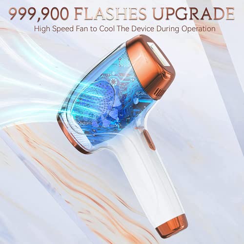 IPL Hair Removal, Laser Permanent Hair Removal for Women and Men, 999900 Flas...