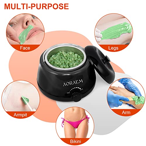 AORAEM Wax Warmer Wax Melting Pot for Hair Removal,Adjustable Temperature Wax...
