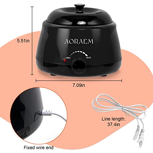AORAEM Wax Warmer Wax Melting Pot for Hair Removal,Adjustable Temperature Wax...