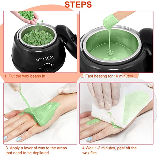 AORAEM Wax Warmer Wax Melting Pot for Hair Removal,Adjustable Temperature Wax...