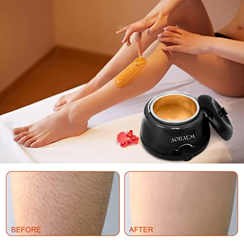AORAEM Wax Warmer Wax Melting Pot for Hair Removal,Adjustable Temperature Wax...
