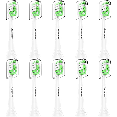 Aoremon Replacement Toothbrush Heads for Philips Sonicare DiamondClean, White...