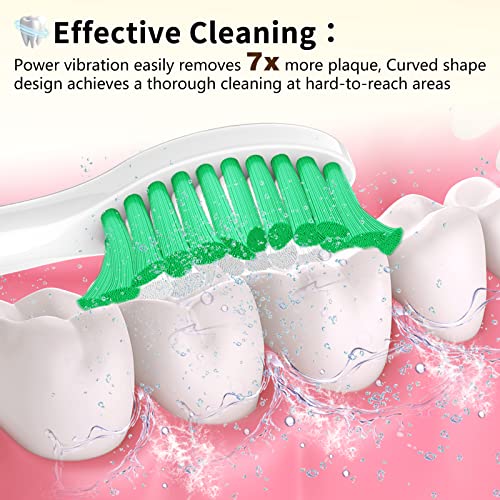 Aoremon Replacement Toothbrush Heads for Philips Sonicare E-Series HX7022/66,...