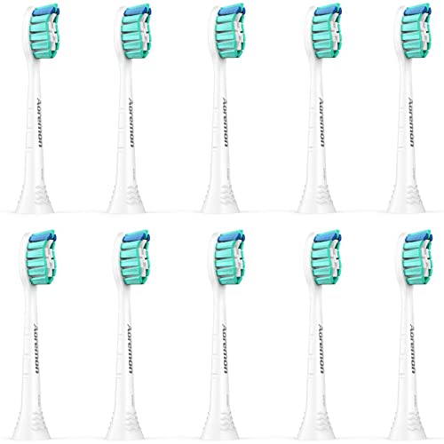 Aoremon Replacement Toothbrush Heads for Philips Sonicare HX9023/65, 10 Pack