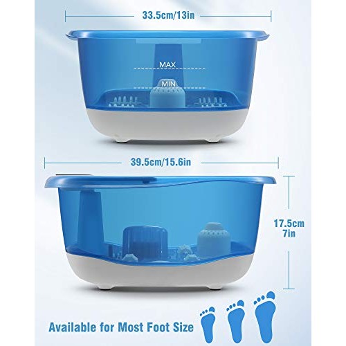 Foot Spa Bath Massager with Heat, Upraded Touchscreen Panel Easy to Adjustabl...