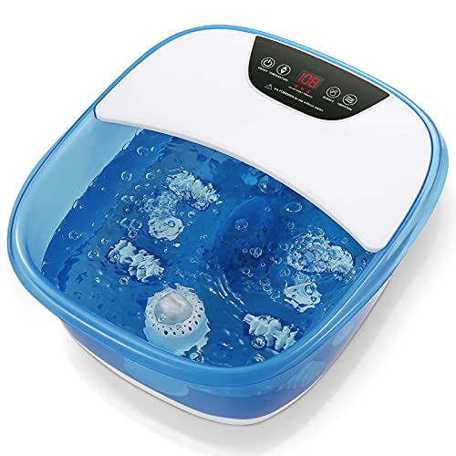 Foot Spa Bath Massager with Heat, Upraded Touchscreen Panel Easy to Adjustabl...