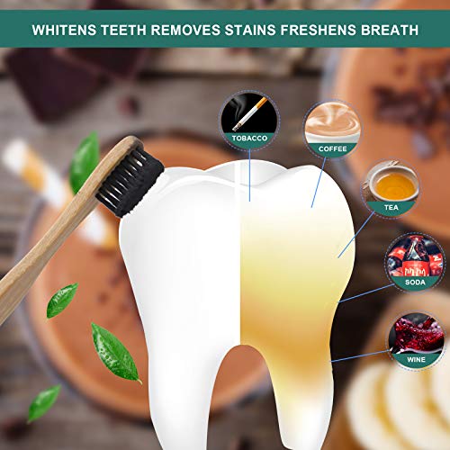 Aotto Activated Charcoal Teeth Whitening, Teeth Whitener Powder for Natural C...