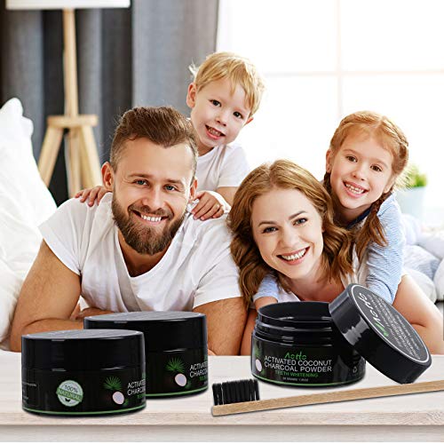 Aotto Activated Charcoal Teeth Whitening, Teeth Whitener Powder for Natural C...